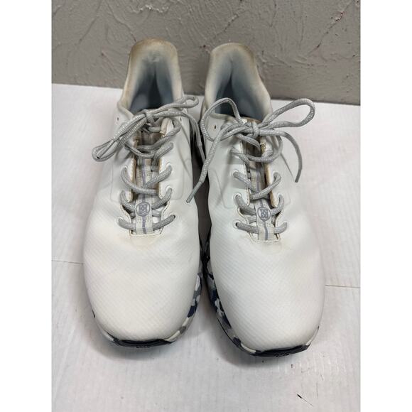 G/Fore MG4 Golf Shoes White Camo Spikeless G4MS22EF30 Mens Size 12.5 - Picture 1 of 5